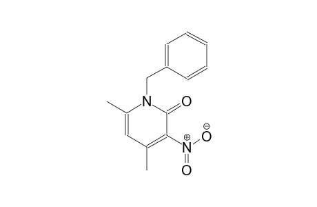 2(1H)-pyridinone, 4,6-dimethyl-3-nitro-1-(phenylmethyl)-
