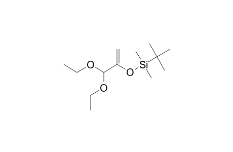 2-TERT.-BUTYLMETHYLSILOXY-3,3-DIETHOXYPROPENE