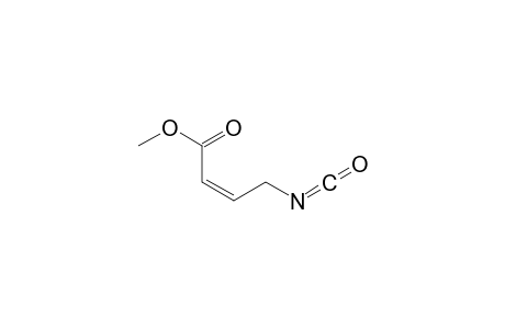 2-Butenoic acid, 4-isocyanato-, methyl ester, (E)-