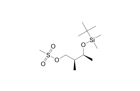 1-Butanol, 3-[[(1,1-dimethylethyl)dimethylsilyl]oxy]-2-methyl-, methanesulfonate, [S-(R*,S*)]-