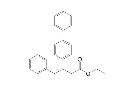 4-Phenyl-3-(4-phenylphenyl)butanoic acid ethyl ester