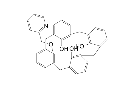 25-[(2-pyridylmethyl)oxy]-26,27,28-trihydroxycalix[4]arene