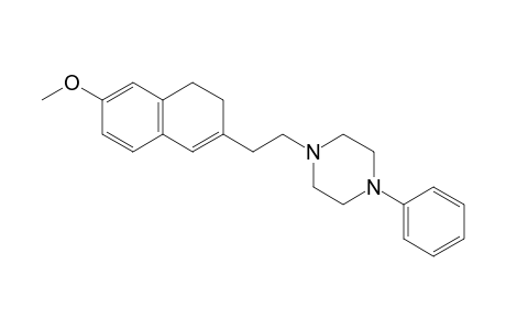 1-[2-(6-methoxy-3,4-dihydronaphthalen-2-yl)ethyl]-4-phenyl-piperazine