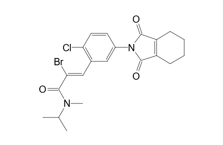 2-Propenamide, 2-bromo-3-[2-chloro-5-(1,3,4,5,6,7-hexahydro-1,3-dioxo-2H-isoindol-2-yl)phenyl]-N-methyl-N-(1-methylethyl)-