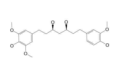 (3R,5S)-DIHYDROXY-1-(4-HYDROXY-3,5-DIMETHOXYPHENYL)-7-(4-HYDROXY-3-METHOXYPHENYL)-HEPTANE