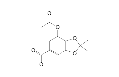 (3R,4S,5S)-5-ACETOXY-3,4-(ISOPROPYLIDENEDIOXY)-CYCLOHEX-1-ENE-CARBOXYLIC-ACID