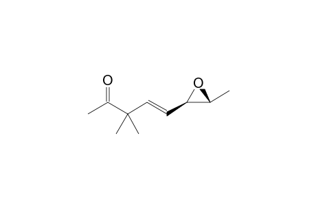 (4E)-3,3-Dimethyl-5-[(2R,3R)-3-methyloxiran-2-yl]pent-4-en-2-one