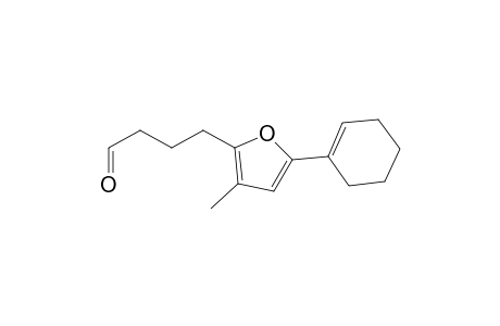 4-(5-(Cyclohex-1-en-1-yl)-3-methylfuran-2-yl)butanal