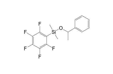 1-Phenylethanol, dimethylpentafluorophenylsilyl ether