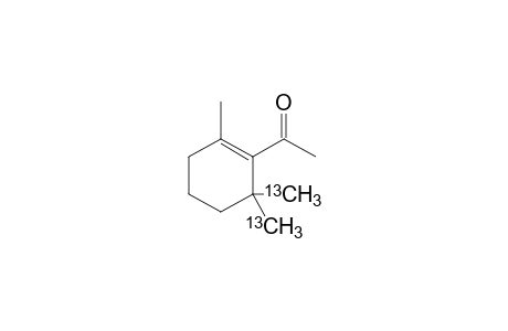 Ethanone, 1-[2-methyl-6,6-di(methyl-13C)-1-cyclohexen-1-yl]-