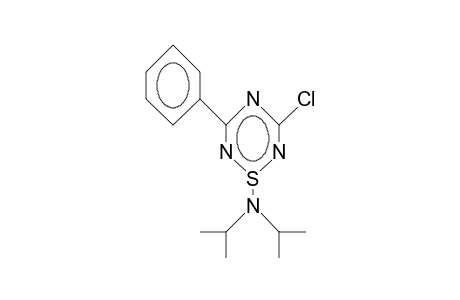 1-Diisopropylamino-3-phenyl-5-chloro-1,2,4,6-thiatriazine