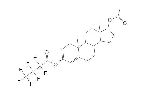 Androsta-2,4-diene-3,17-diol, 17-acetate 3-(2,2,3,3,4,4,4-heptafluorobutanoate), (17.beta.)-