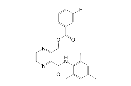 benzoic acid, 3-fluoro-, [3-[[(2,4,6-trimethylphenyl)amino]carbonyl]pyrazinyl]methyl ester