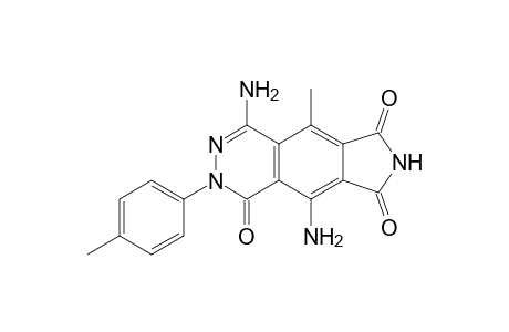 4,9-Diamino-5-methyl-2-p-tolyl-2H-pyrrolo[3,4-g]phthalazine-1,6,8-trione