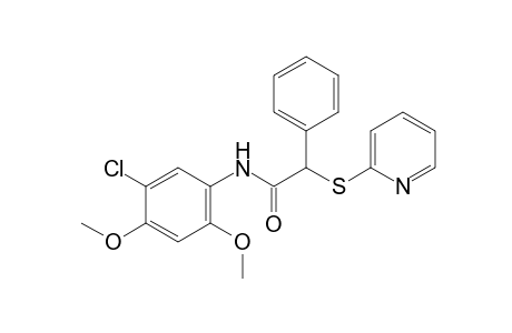 5'-chloro-2',4'-dimethoxy-2-phenyl-2-[(2-pyridyl)thio]acetanilide