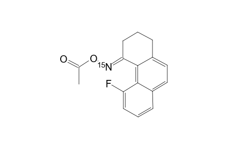 N-(15)-O-ACETYL-5-FLUORO-4-OXO-1,2,3,4-TETRAHYDROPHENANTHRENE-OXIME