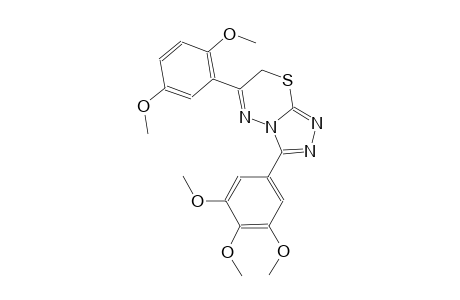 6-(2,5-dimethoxyphenyl)-3-(3,4,5-trimethoxyphenyl)-7H-[1,2,4]triazolo[3,4-b][1,3,4]thiadiazine