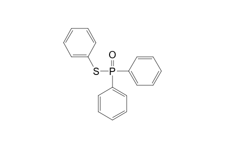Phosphinothioic acid, diphenyl-, S-phenyl ester