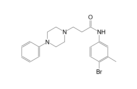 1-piperazinepropanamide, N-(4-bromo-3-methylphenyl)-4-phenyl-