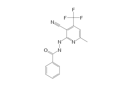 N'-[3-cyano-6-methyl-4-(trifluoromethyl)pyridin-2-yl]benzohydrazide