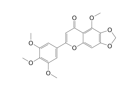 6,7-METHYLENEDIOXY-5,3',4',5'-TETRAMETHOXYFLAVONE