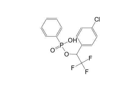 1-(4-chlorophenyl)-2,2,2-trifluoroethyl hydrogen phenylphosphonate