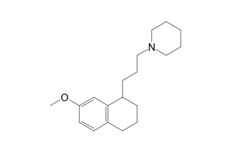 1-[3-(7-methoxy-1,2,3,4-tetrahydronaphthalen-1-yl)propyl]piperidine