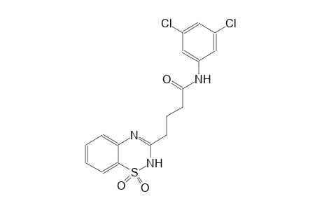 N-(3,5-dichlorophenyl)-4-(1,1-dioxido-2H-1,2,4-benzothiadiazin-3-yl)butanamide
