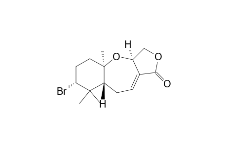 Furo[3,4-b][1]benzoxepin-1(3H)-one, 7-bromo-3a,4a,5,6,7,8,8a,9-octahydro-4a,8,8-trimethyl-, (3a.alpha.,4a.alpha.,7.alpha.,8a.beta.)-(.+-.)-