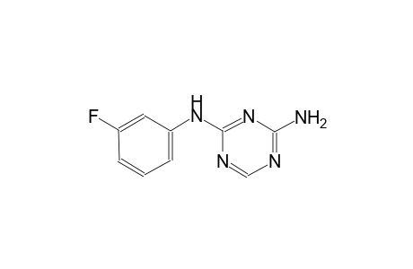 1,3,5-triazine-2,4-diamine, N~2~-(3-fluorophenyl)-