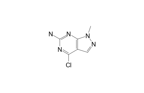 6-AMINO-4-CHLORO-1-METHYL-1H-PYRAZOLO-[3.4-D]-PYRIMIDINE