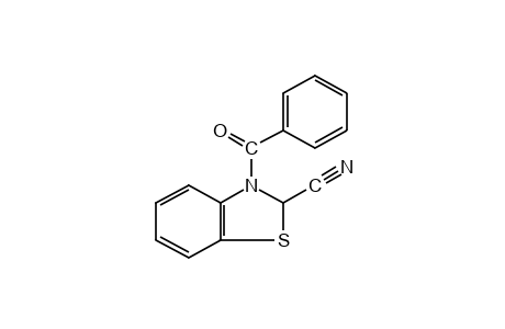 3-benzoyl-2-benzothiazolinecarbonitrile