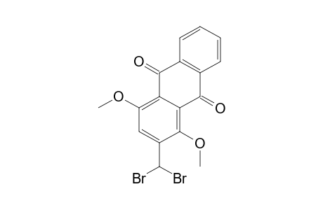 2-(dibromomethyl)-1,4-dimethoxy-9,10-anthraquinone
