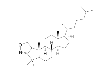 4-Methyl-A-nor-cholestan[3,2-c]isoxazole