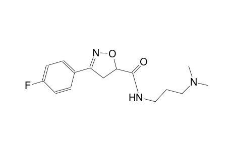 5-isoxazolecarboxamide, N-[3-(dimethylamino)propyl]-3-(4-fluorophenyl)-4,5-dihydro-