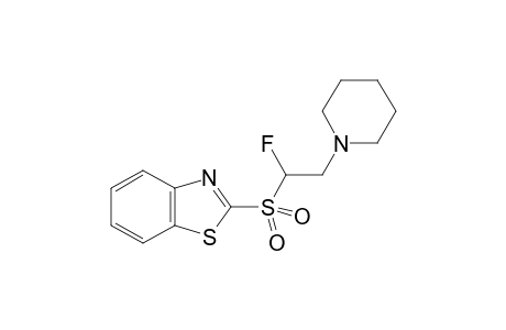 2-[(1-Fluoro-2-piperidin-1-ylethyl)sulfonyl]-1,3-benzothiazole