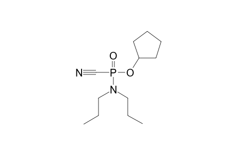 Cyclopentyl N,N-dipropylphosphoramidocyanidate