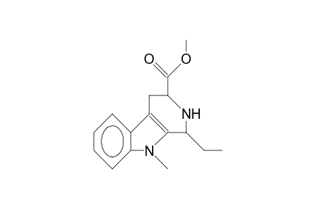 trans-(3-Methoxycarbonyl-9-methyl-1,2,3,4-tetrahydro-9H-pyrido[3,4-B]indol-1-yl)-ethane