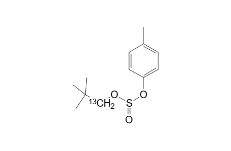1-(13)c-neopentyl p-toluenesulphonate