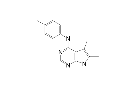 N-PHENYL-4',5,6-TRIMETHYL-7H-PYRROLO-[2,3-D]-PYRIMIDINE-4-AMINE