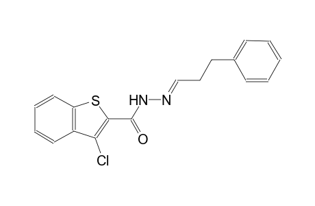 3-chloro-N'-[(E)-3-phenylpropylidene]-1-benzothiophene-2-carbohydrazide