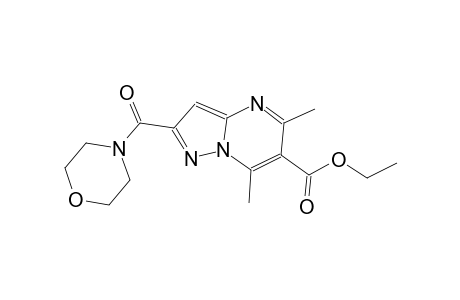 ethyl 5,7-dimethyl-2-(4-morpholinylcarbonyl)pyrazolo[1,5-a]pyrimidine-6-carboxylate