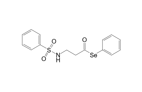 Se-Phenyl 3-(phenylsulfonyl)amino]propaneselenoate