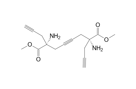 (2R,7R)-2,7-diamino-2,7-bis(prop-2-ynyl)-4-octynedioic acid dimethyl ester