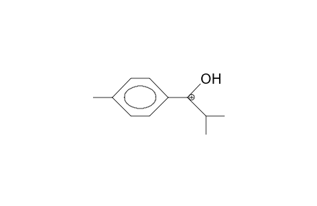 P-Tolyl-isopropyl-hydroxy-carbenium cation