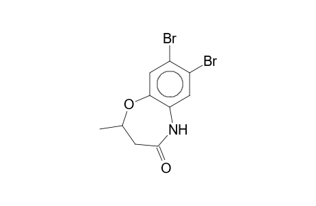 2,3-Dibromo-6-methyl-6,7-dihydro-9H-5-oxa-9-azabenzocyclohepten-8-one