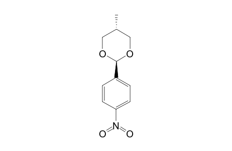 TRANS-5-METHYL-2-(PARA-NITROPHENYL)-1,3-DIOXANE