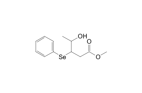 Methyl 4-hydroxy-3-(phenylseleno)pentanoate