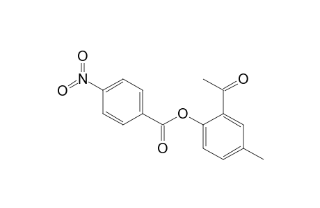 (2-acetyl-4-methyl-phenyl) 4-nitrobenzoate