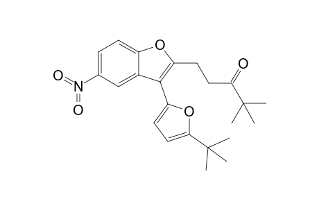 1-[3-(5-tert-Butyl-2-furyl)-5-nitrobenzofuran-2-yl]-4,4-dimethylpentan-3-one